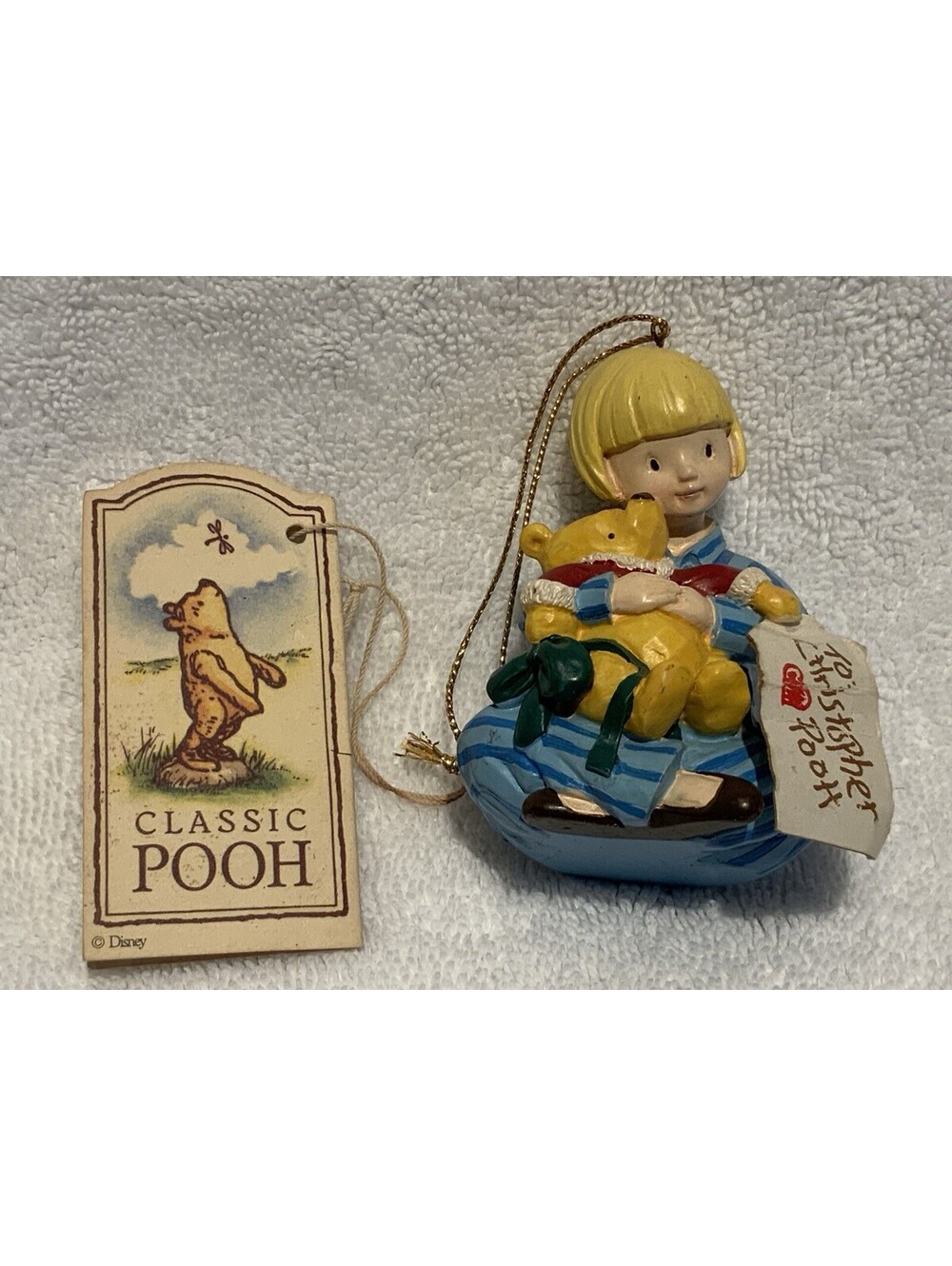 Disney 3” Classic Pooh HangingOrnament by Midwest of Cannon Falls w/Original Tag